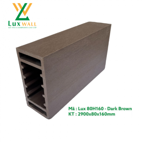 Lux 80H160 - Dark Brown